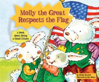 Molly_the_Great_Respects_the_Flag